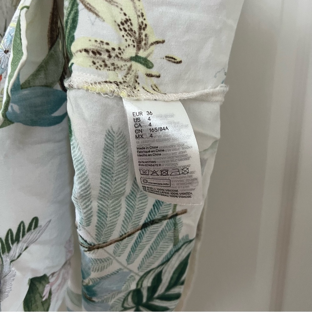 H&M Tunic Shirt Dress Size 4 - Picture 6 of 9